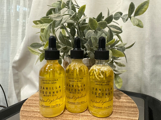 Vanilla coconut body oil
