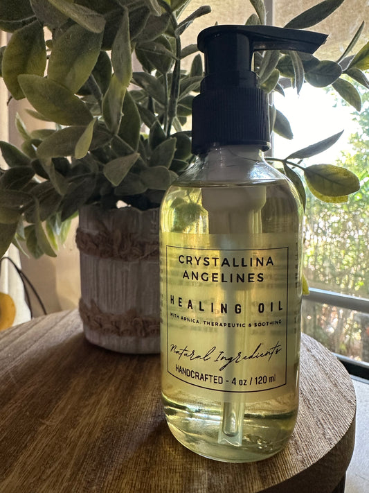Healing oil 4 oz pump bottle