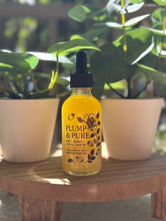 Rose petal Face serum w/ hyaluronic acid 2 oz
